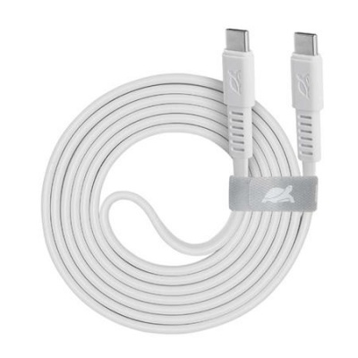 USB kábel, USB-C - USB-C, 1,2 m, RIVACASE "PS6005", fehér